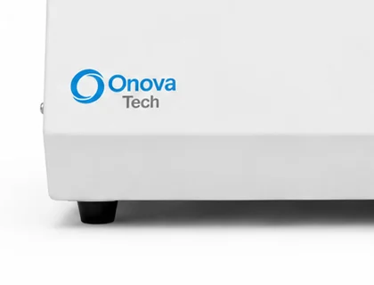 Close view of the Onova Tech logo on the control module